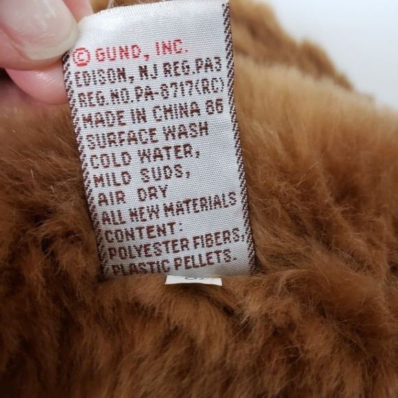 Gund Teddy Brown Bear with Eyeglasses Booker Plush 16" Stuffed Animal Glasses - Picture 8 of 10